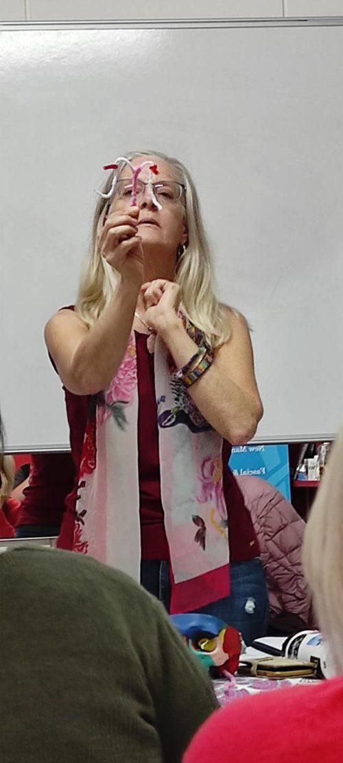 Karen teaching